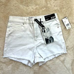 NWT White Kendall+Kylie “The Drifter” Shorts